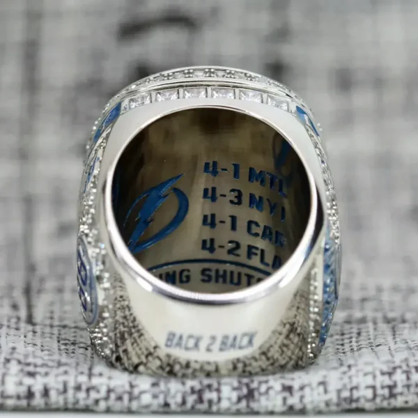 2021 Tampa Bay Lightning NHL championship ring replica with custom name – Premium Series NHL Rings 2021 Tampa Bay Lightning 6