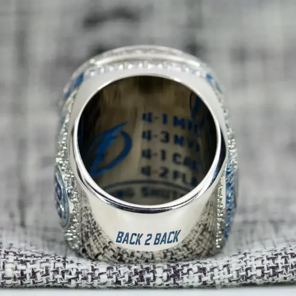 2021 Tampa Bay Lightning NHL championship ring replica with custom name – Premium Series NHL Rings 2021 Tampa Bay Lightning 8