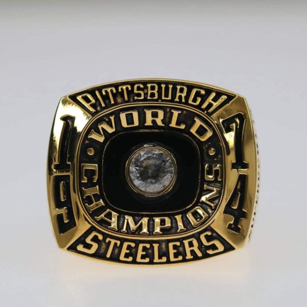 1974 Pittsburgh Steelers championship ring replica with custom name – Premium Series Football Rings 1974 steelers