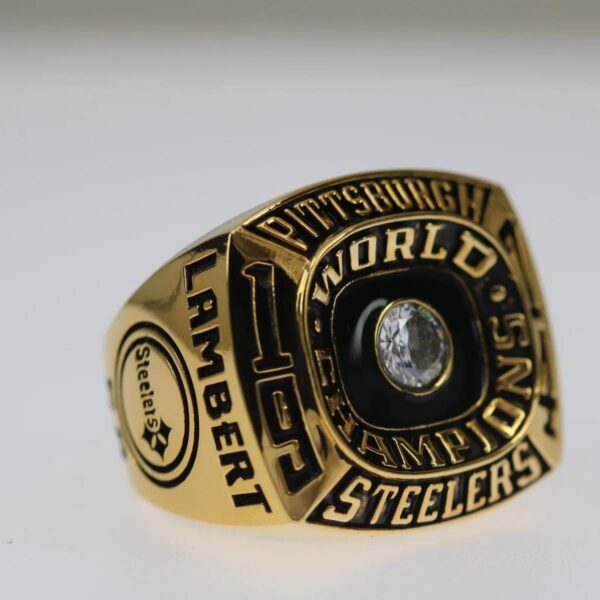 1974 Pittsburgh Steelers championship ring replica with custom name – Premium Series Football Rings 1974 steelers 2