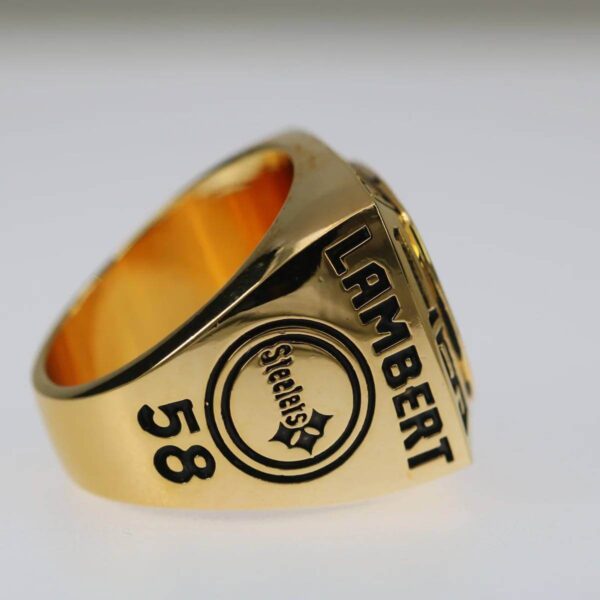 1974 Pittsburgh Steelers championship ring replica with custom name – Premium Series Football Rings 1974 steelers 5