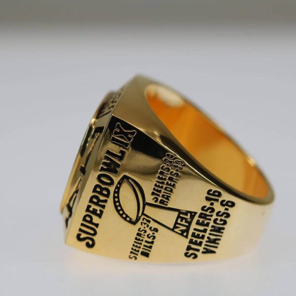 1974 Pittsburgh Steelers championship ring replica with custom name – Premium Series Football Rings 1974 steelers 7