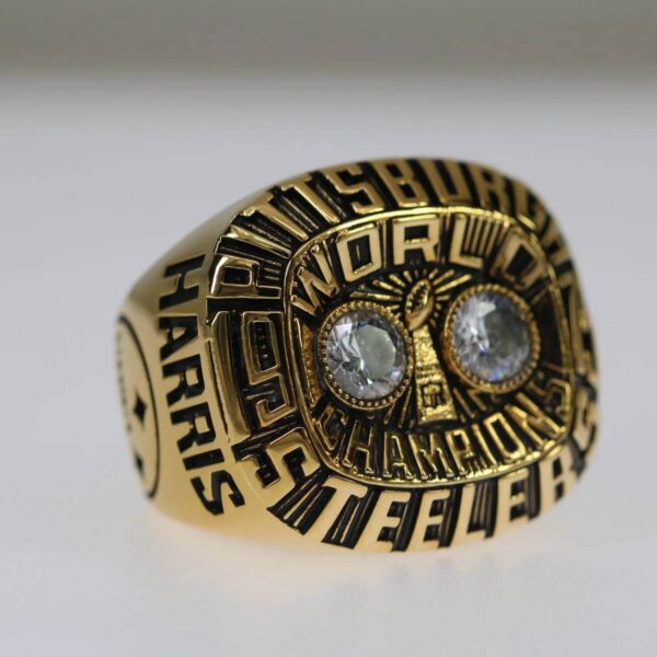 1975 Pittsburgh Steelers championship ring replica with custom name – Premium Series Football Rings 1975 steelers 2