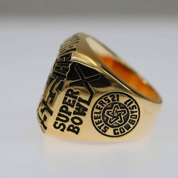 1975 Pittsburgh Steelers championship ring replica with custom name – Premium Series Football Rings 1975 steelers 7