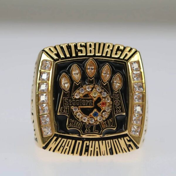 2005 Pittsburgh Steelers championship ring replica with custom name – Premium Series Football Rings 2005 steelers