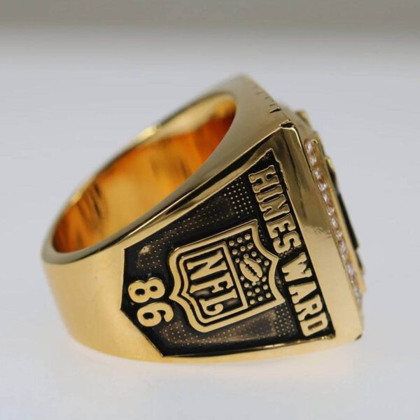 2005 Pittsburgh Steelers championship ring replica with custom name – Premium Series Football Rings 2005 steelers 5