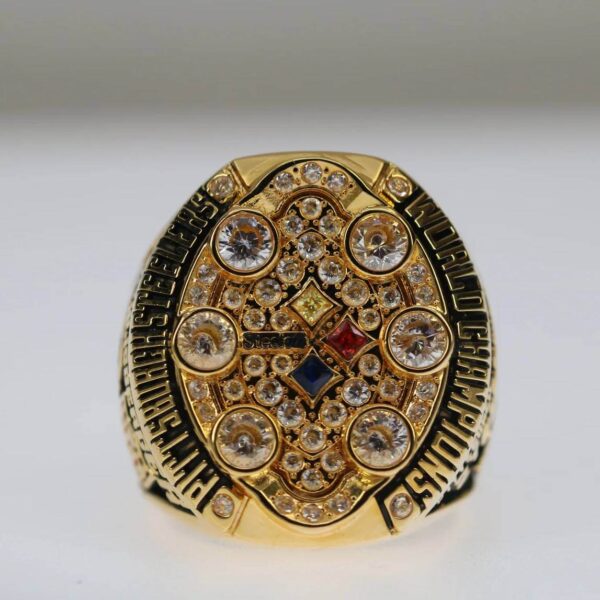 2008 Pittsburgh Steelers championship ring replica with custom name – Premium Series Football Rings 2008 steelers