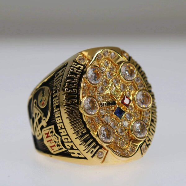 2008 Pittsburgh Steelers championship ring replica with custom name – Premium Series Football Rings 2008 steelers 2