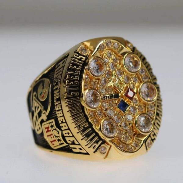 2008 Pittsburgh Steelers championship ring replica with custom name – Premium Series Football Rings 2008 steelers 8