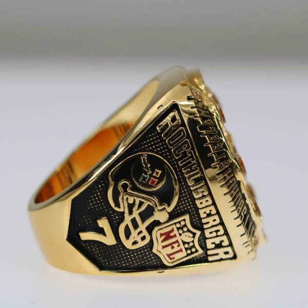 2008 Pittsburgh Steelers championship ring replica with custom name – Premium Series Football Rings 2008 steelers 5