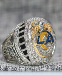 2021 Los Angeles Rams championship ring replica with custom name – Premium Series Football Rings 2021 rams 2