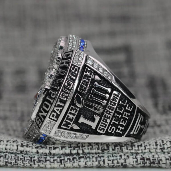 2018 New England Patriots championship ring replica with custom name – Premium Series Football Rings 2018 patriots 5