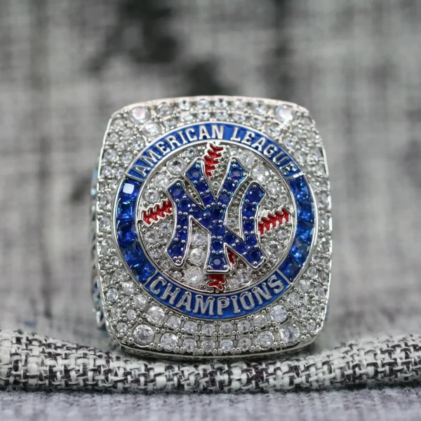 2024 New York Yankees American League championship ring replica with custom name – Premium Series MLB Rings 2024 New York Yankees ring