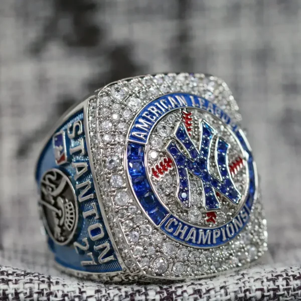 2024 New York Yankees American League championship ring replica with custom name – Premium Series MLB Rings 2024 New York Yankees ring 2