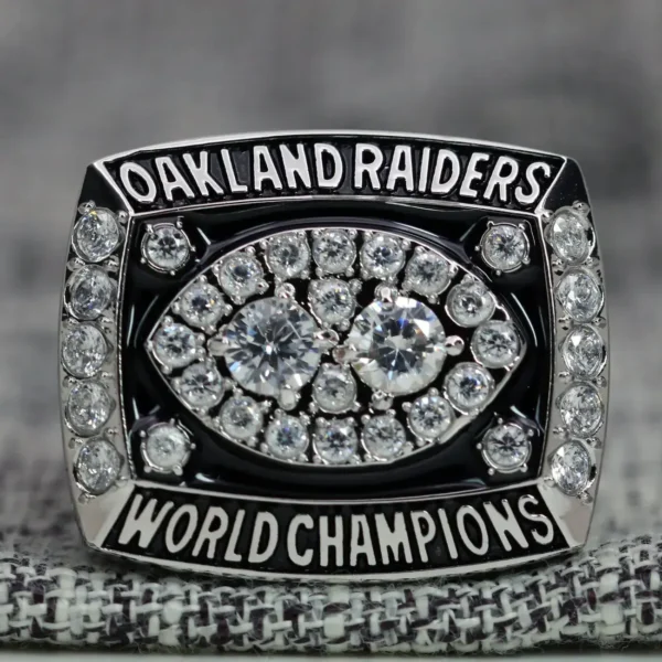 1980 Oakland Raiders championship ring replica with custom name – Premium Series Football Rings 1980 raiders