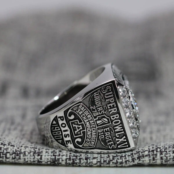 1980 Oakland Raiders championship ring replica with custom name – Premium Series Football Rings 1980 raiders 4