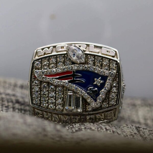 2001 New England Patriots championship ring replica with custom name – Premium Series Football Rings 2001 patriots 3