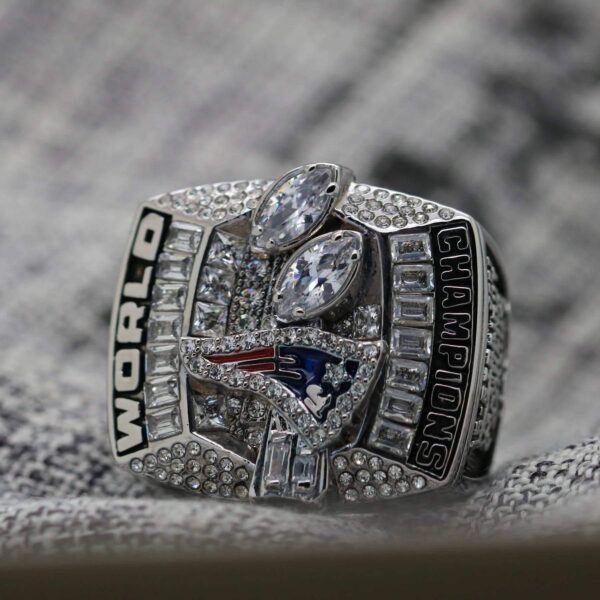 2003 New England Patriots championship ring replica with custom name – Premium Series Football Rings 2003 patriots 6