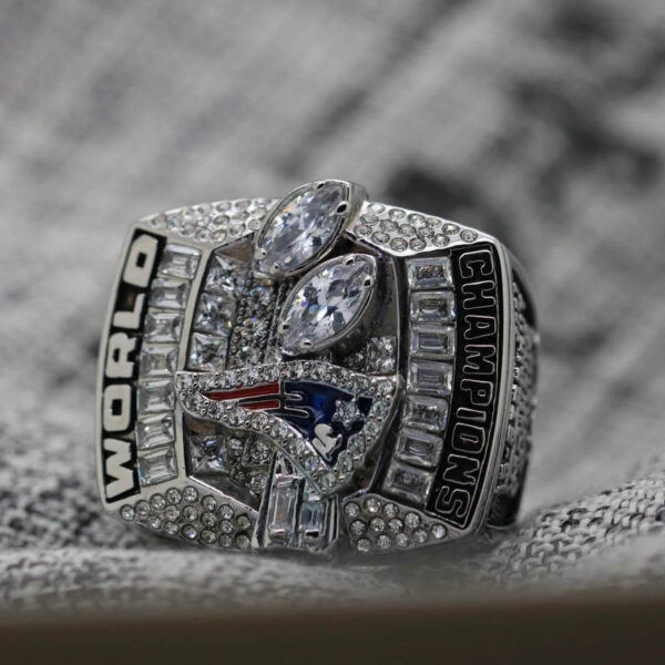 2003 New England Patriots championship ring replica with custom name – Premium Series Football Rings 2003 patriots