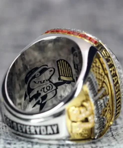 2019 Washington Nationals MBL championship ring replica with custom name – Premium Series MLB Rings 2019 Nationals 2