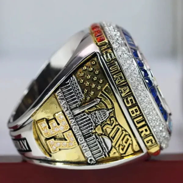 2019 Washington Nationals MBL championship ring replica with custom name – Premium Series MLB Rings 2019 Nationals 8