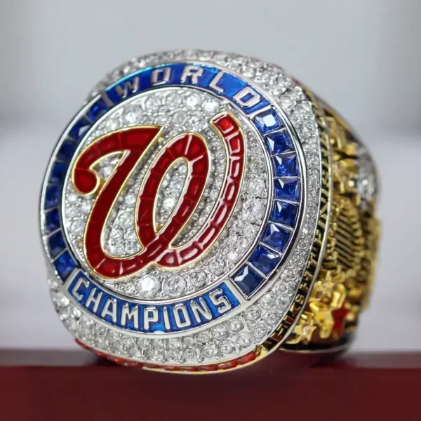 2019 Washington Nationals MBL championship ring replica with custom name – Premium Series MLB Rings 2019 Nationals 7