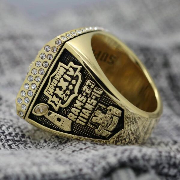 1999 St. Louis Rams championship ring replica with custom name – Premium Series Football Rings 1999 rams 4