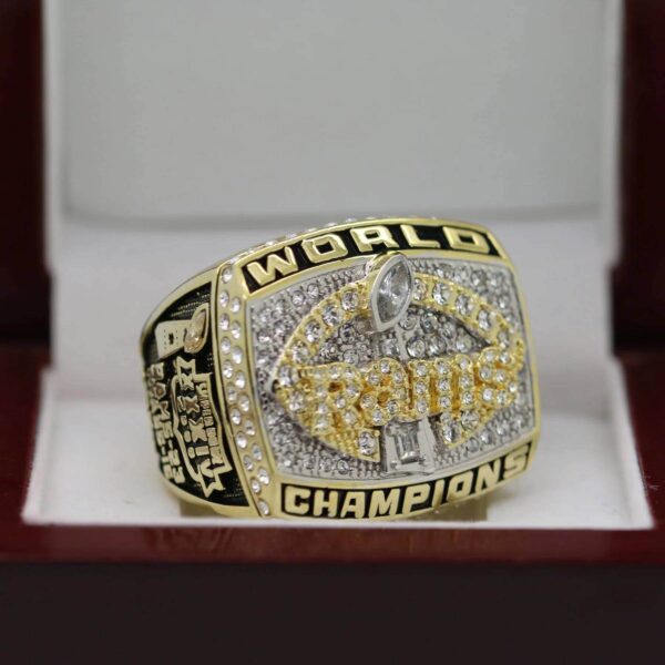 1999 St. Louis Rams championship ring replica with custom name – Premium Series Football Rings 1999 rams 5