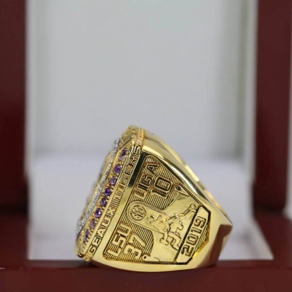 2019 Louisiana State University SEC championship ring replica with custom name – Premium Series NCAA Rings 2019 lsu 4