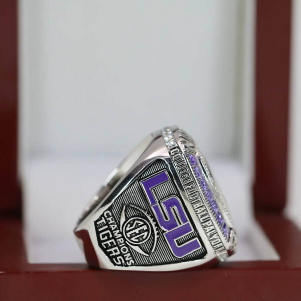 2019 Louisiana State University National championship ring replica with custom name – Premium Series NCAA Rings 2007 lsu ring 5