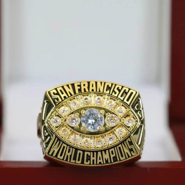 1981 San Francisco 49ers championship ring replica with custom name – Premium Series Football Rings 1981 49ers 8