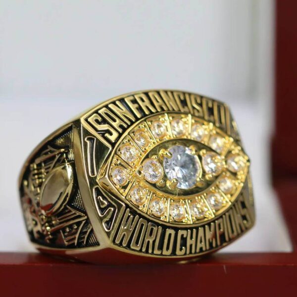 1981 San Francisco 49ers championship ring replica with custom name – Premium Series Football Rings 1981 49ers 5