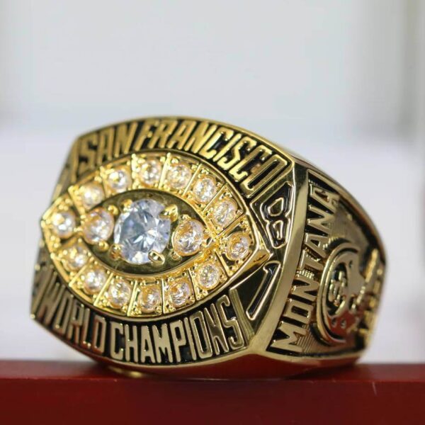 1981 San Francisco 49ers championship ring replica with custom name – Premium Series Football Rings 1981 49ers 7