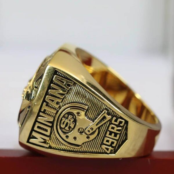 1981 San Francisco 49ers championship ring replica with custom name – Premium Series Football Rings 1981 49ers 4