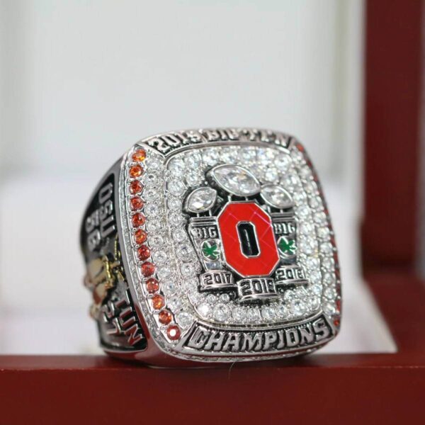 2019 Ohio State Buckeyes Big 10 championship ring replica with custom name – Premium Series NCAA Rings 2019 big ten 5