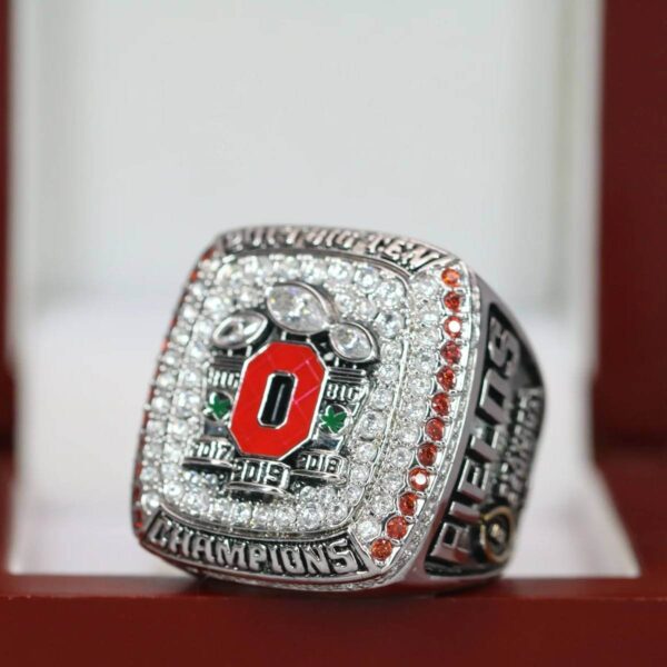 2019 Ohio State Buckeyes Big 10 championship ring replica with custom name – Premium Series NCAA Rings 2019 big ten 7