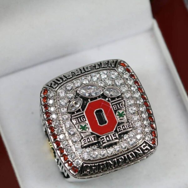 2019 Ohio State Buckeyes Big 10 championship ring replica with custom name – Premium Series NCAA Rings 2019 big ten 8