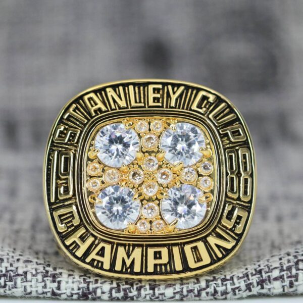 1988 Edmonton Oilers championship ring replica with custom name – Premium Series NHL Rings 1988 penguins 3