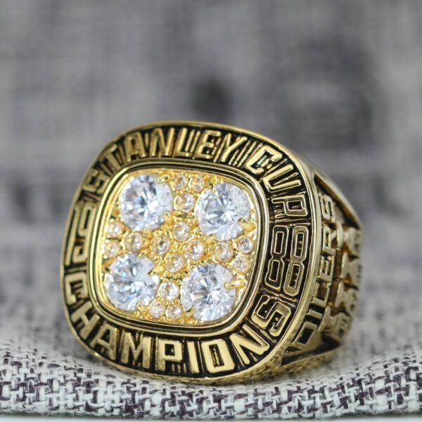 1988 Edmonton Oilers championship ring replica with custom name – Premium Series NHL Rings 1988 penguins 7