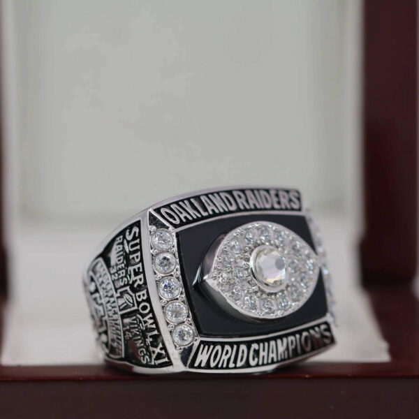 1976 Oakland Raiders championship ring replica with custom name – Premium Series Football Rings 1976 raiders 8