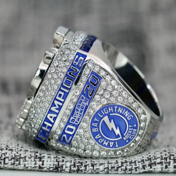 2020 Tampa Bay Lightning NHL championship ring replica with custom name – Premium Series NHL Rings 2020 Tampa Bay Lightning 6