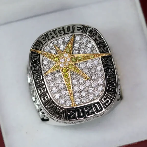 2020 Tampa Bay Rays American League championship ring replica with custom name – Premium Series MLB Rings championship ring for sale 6