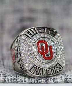 2020 Oklahoma Sooners Big 12 championship ring replica with custom name – Premium Series NCAA Rings 2020 sooners 2