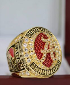2020 Alabama Crimson Tide SEC championship ring replica with custom name – Premium Series NCAA Rings 2020 crimson tide 2