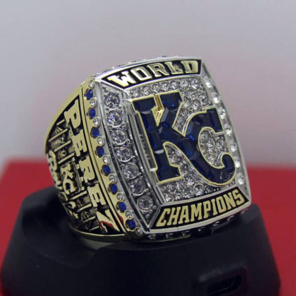 2015 Kansas City Royals MLB championship ring replica with custom name – Premium Series MLB Rings 2015 royals 2