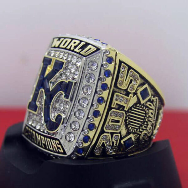 2015 Kansas City Royals MLB championship ring replica with custom name – Premium Series MLB Rings 2015 royals 4