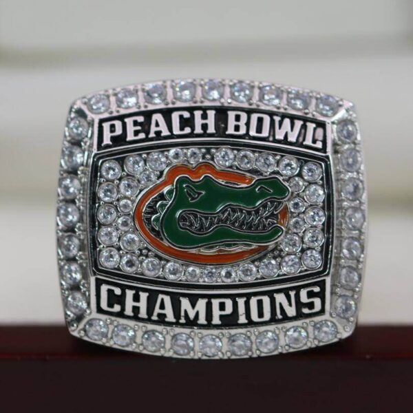 2018 Florida Gators Peach Bowl championship ring replica with custom name – Premium Series NCAA Rings 2018 gators