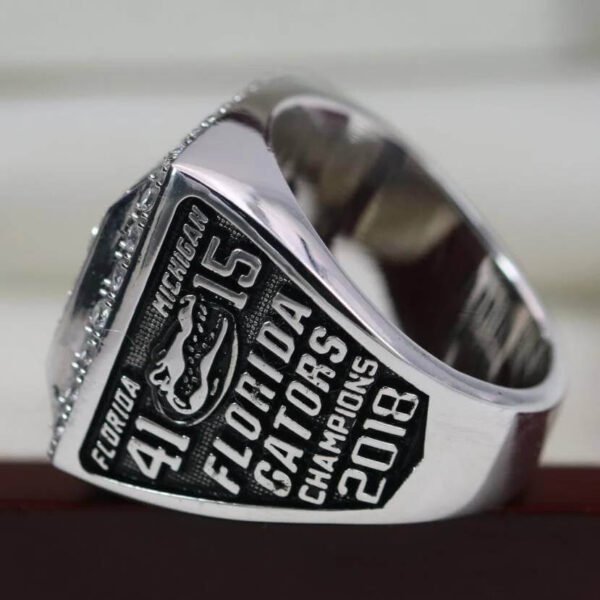 2018 Florida Gators Peach Bowl championship ring replica with custom name – Premium Series NCAA Rings 2018 gators 7