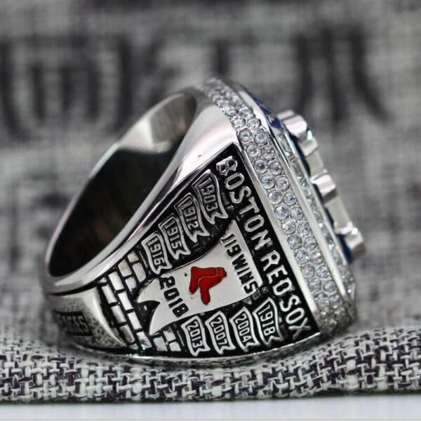 2019 Boston Red Sox MLB championship ring replica with custom name – Premium Series MLB Rings 2019 red sox 4