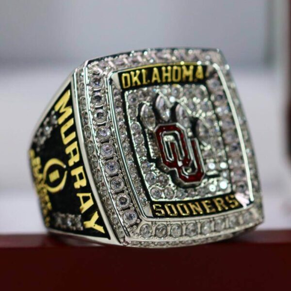 2018 Oklahoma Sooners Big 12 championship ring replica with custom name – Premium Series NCAA Rings 2018 sooners big 12 2